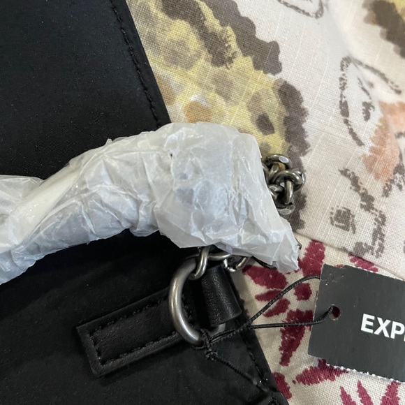 NWT Express Clutch Black Studded - Picture 4 of 7